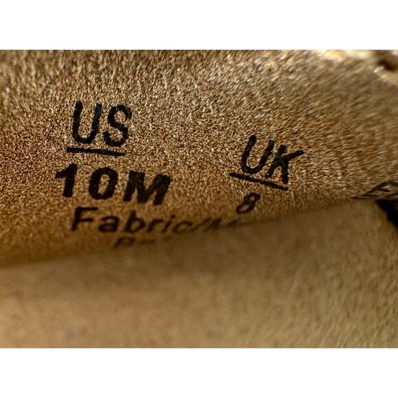 NWOT! NATURALIZER Sandals - Cork Wedge - Faux Taupe Patent & Elastic Straps - Picture 11 of 11